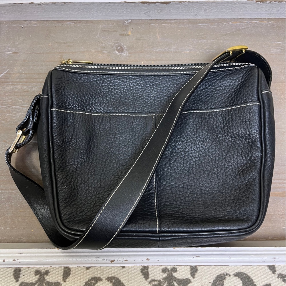 Vintage Burberrys Shoulder Bag Nova Check Black Leather COA Classic Winter Chic - Picture 9 of 16
